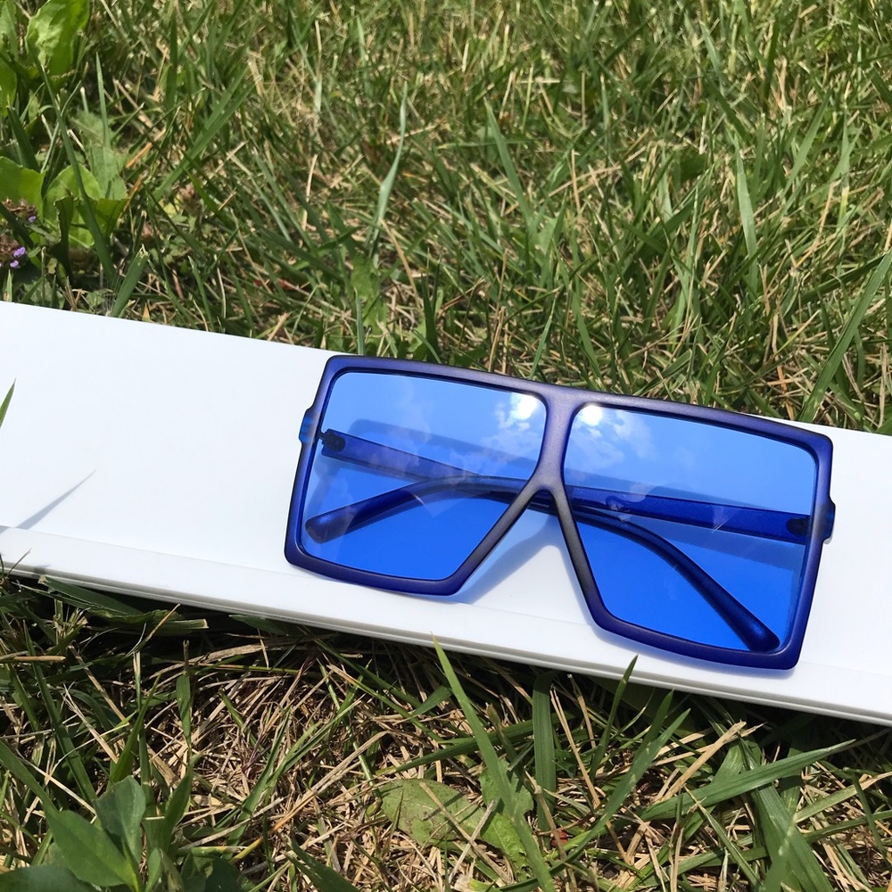 Blue sunglasses